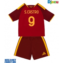 AS Roma Santiago Castro #9 Domaci Dres za djecu 2026-27 Kratak Rukav (+ Kratke hlače)